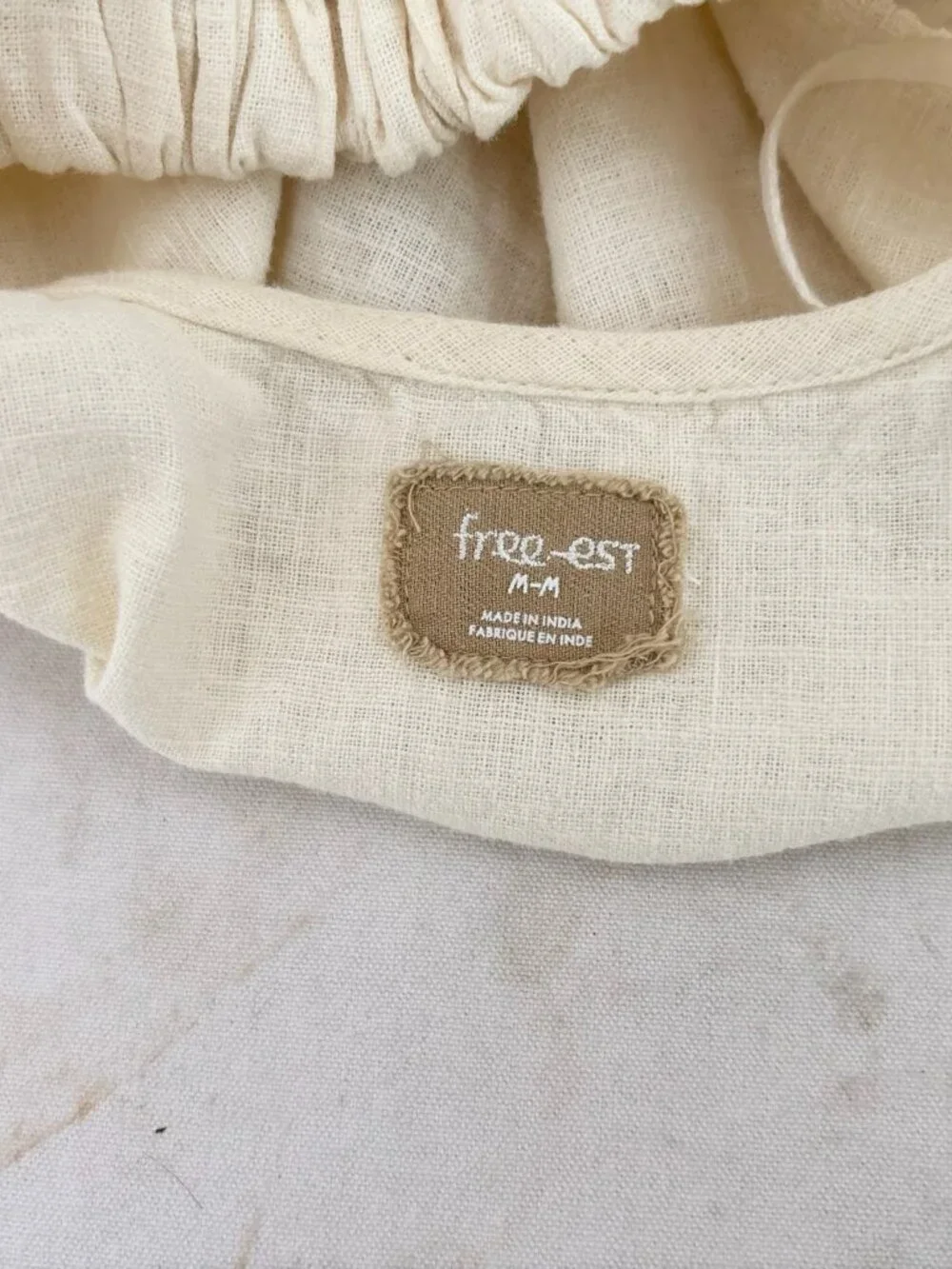 Free People Free-est Essentially the Best Cotton-Linen Mini Dress